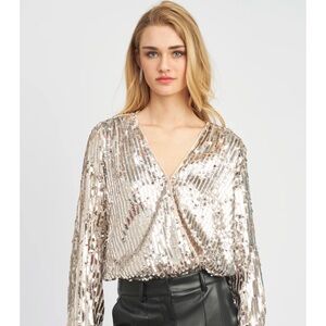 En Saison Sequin Bodysuit